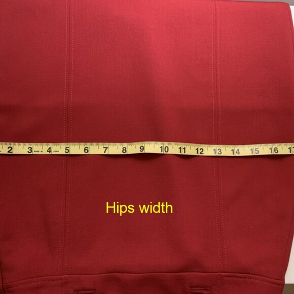RW&CO Red Pencil Skirt Size 4 - Picture 7 of 10